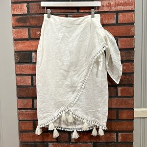 Waimari wrapped Linen skirts